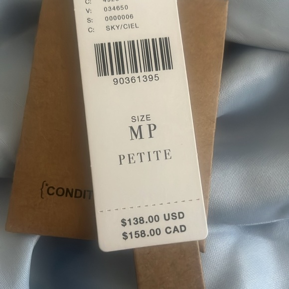 NWT Conditions Apply Reidun Halter Cowl-Neck
Midi Dress Medium Petite - Picture 7 of 7